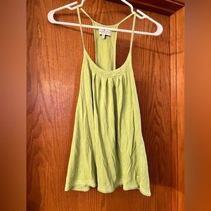 Abercrombie and fitch green floay top